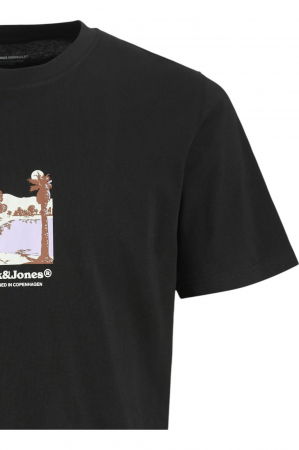 Tricou JACK &JONES Split Graphic Front - 12273000-Black [3]