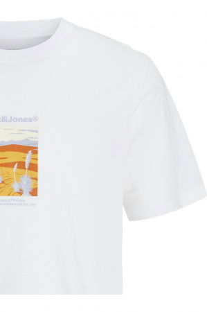 Tricou JACK &JONES Split Graphic Front - 12273000-Bright White [3]