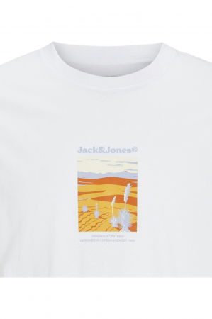 Tricou JACK &JONES Split Graphic Front - 12273000-Bright White [1]