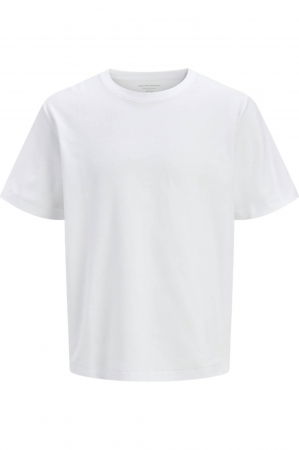 BĂRBAŢI - Tricou JACK &JONES Split Twill - 12273109-Bright White