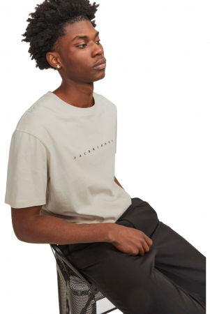 Tricou JACK &JONES Star - 12234746-Moonbeam [2]