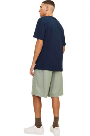 Tricou JACK &JONES Summer Linen - 12246718-Navy Blazer [1]