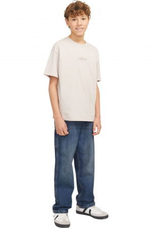Tricou JACK &JONES Taka JNR - 12269869-Moonbeam [3]