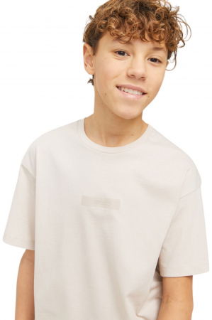 Tricou JACK &JONES Taka JNR - 12269869-Moonbeam [2]