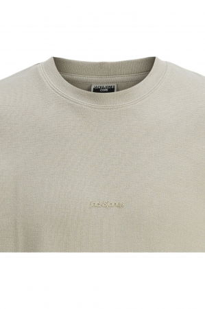 Tricou JACK &JONES Tarmac Fabric - 12273217-Pure Cashmere [1]