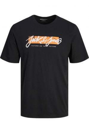 Tricou JACK &JONES Tiley - 12256774-Black [0]