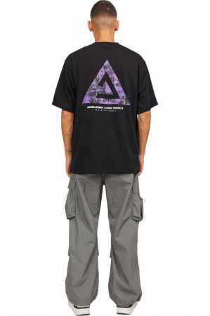 Tricou JACK &JONES Triangle - 12253435-Black [4]