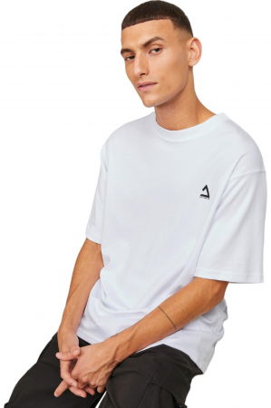 Tricou JACK &JONES Triangle - 12253435-White [3]