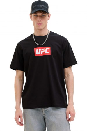 BĂRBAŢI - Tricou JACK &JONES UFC CN - 12290261-Black