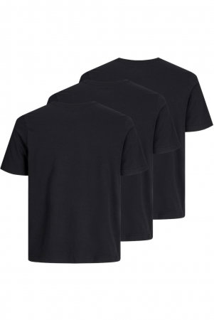 Tricou JACK &JONES Under 3-Pack - 12248076-Black [1]
