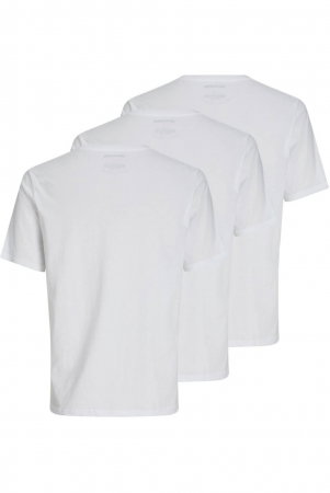 Tricou JACK &JONES Under 3-Pack - 12248076-White [1]