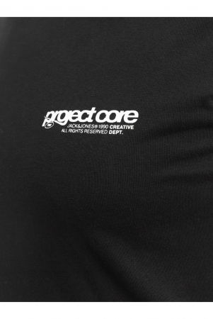 Tricou JACK &JONES Union Back Print PLS - 12279627-Black [3]