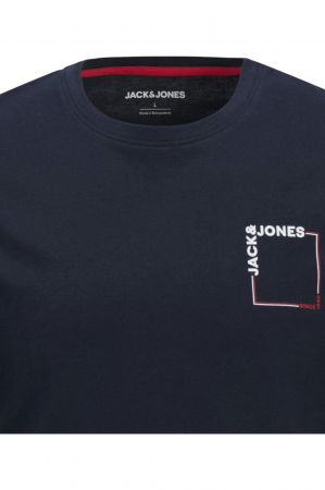 Tricou JACK &JONES Verner - 12269314-Sky Captain [1]