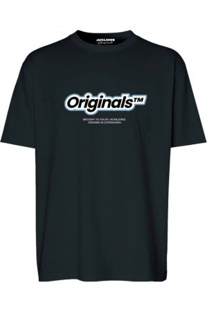 REDUCERI - Tricou JACK &JONES Vesterbro Newton Brand Scan - 12265740-Forest RiverS