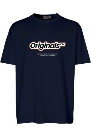 REDUCERI - Tricou JACK &JONES Vesterbro Newton Brand Scan - 12265740-Sky Captain