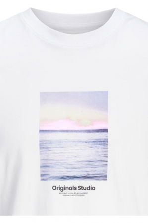 Tricou JACK &JONES Vesterbro Picture - 12250421-Bright [1]