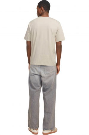 Tricou JACK &JONES Vesterbro Picture SS25 - 12250421-Moonbeam [1]