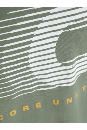 Tricou JACK &JONES Vibrant Crew Neck AW24 - 12277744-Sea Spray [1]