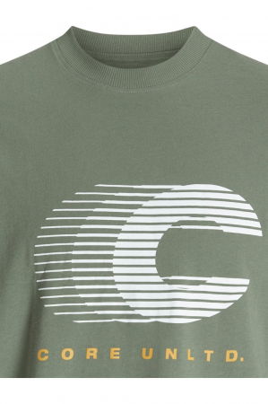 Tricou JACK &JONES Vibrant Crew Neck AW24 - 12277744-Sea Spray [2]