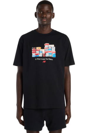 ÎMBRĂCĂMINTE - Tricou New Balance Boxes  - MT61H0DX-BK