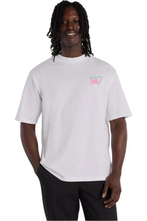 BĂRBAŢI - Tricou New Balance Neon Heat Map - MT61V4ZG-WT