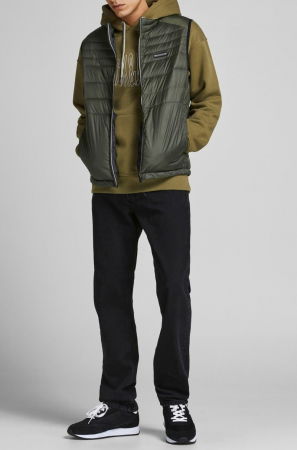 Vesta Jack&Jones Ace Bodywarmer - 12189883-Forest Night [2]