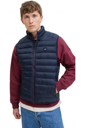 Vesta JACK &JONES Bradley Light Bodywarmer Collar - 12280973-Sky Captain [4]