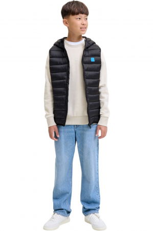 Vesta JACK &JONES Bradley Light Bodywarmer Hood JNR - 12280985-Black [5]