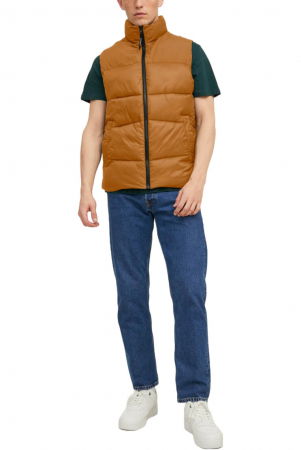 Vesta JACK &JONES Chili Bodywarmer - 12212221-Rubber SOLID [4]