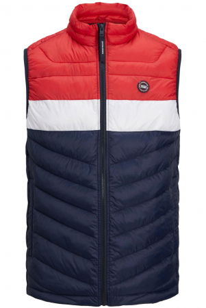 Vesta JACK &JONES Hero Bodywarmer - 12211790-Navy Blazer TRUE RED [0]