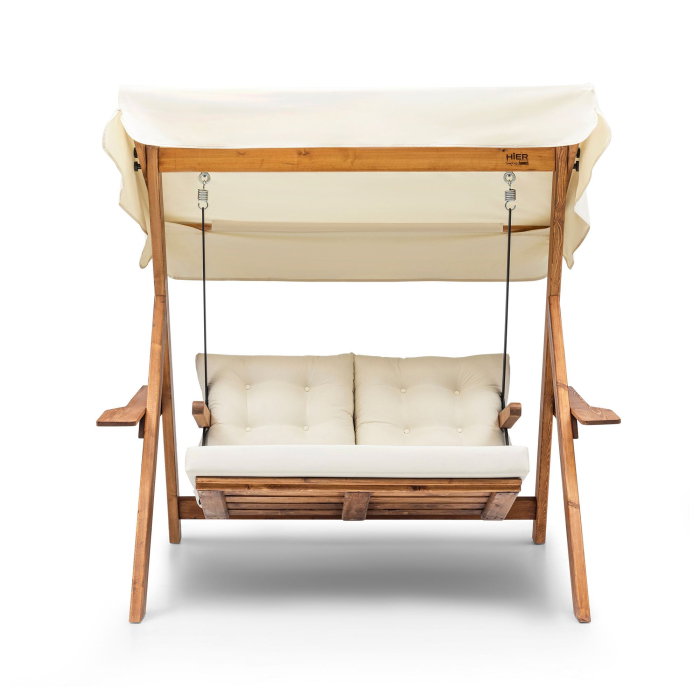 Leagan de gradina GALATA SWING S2, 2 locuri, 160x120x195 cm [4]