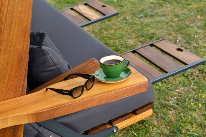 Balansoar de gradina LUNA DELUXE 2600, 3 locuri, 243x139x195 cm [5]