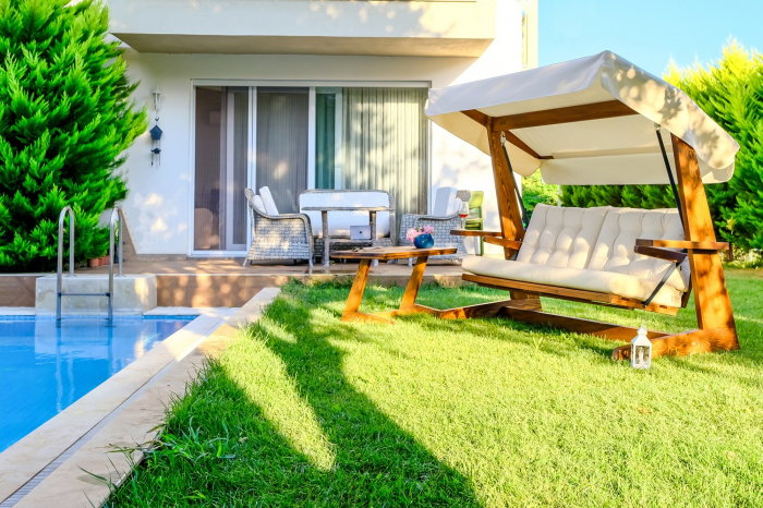Balansoar de gradina VIVA 2400, 3 locuri, 237x100x175 cm [10]