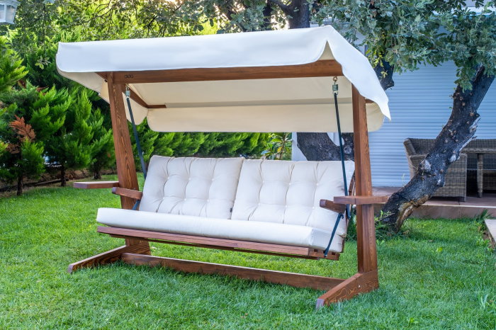 Balansoar de gradina VIVA 2400, 3 locuri, 237x100x175 cm [2]