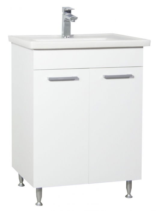 Set Baza si Lavoar seria 067, 60 cm, alb