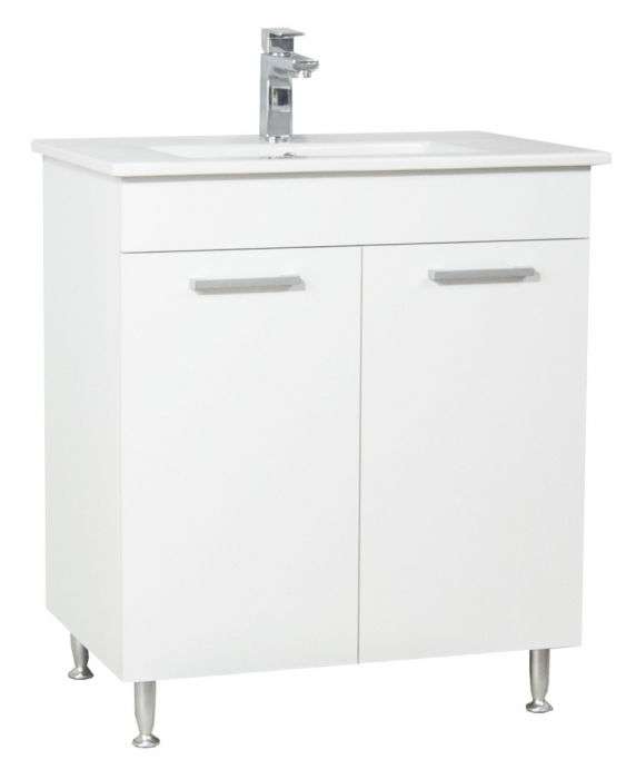 Set Baza si Lavoar seria 067, 70 cm, alb