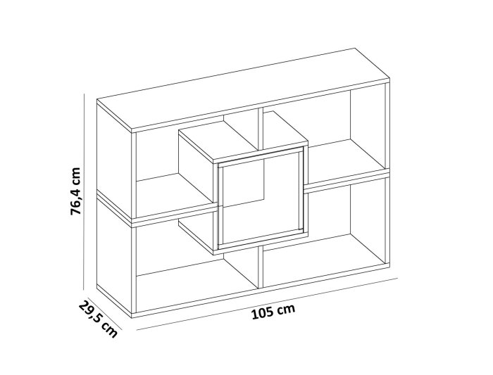 Biblioteca BELED, 105x29,5x76,4 cm [9]
