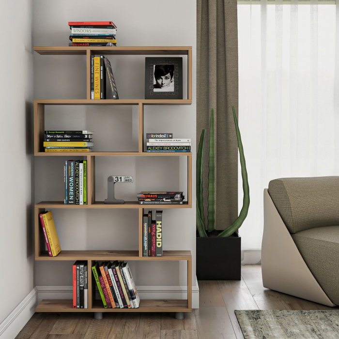 Biblioteca ELIF, 90x20x156 cm [2]