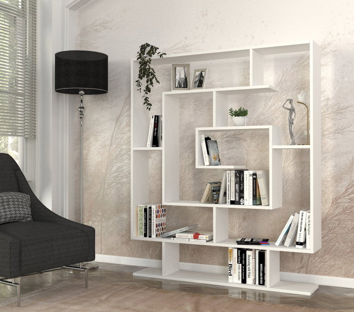 Biblioteca SARMASIK, 124,8x22x149,4 cm [3]