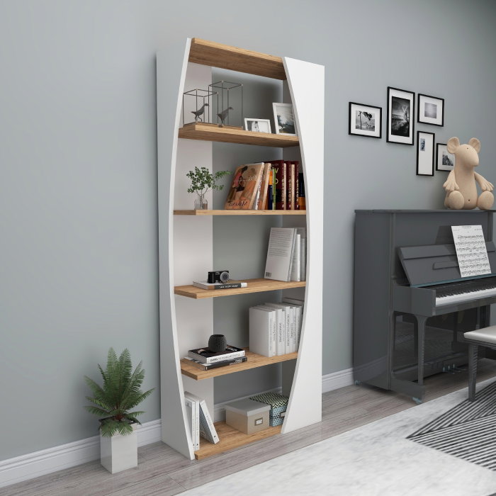 Biblioteca SELGE, pin atlantic, 63,6x23,8x150 cm [2]