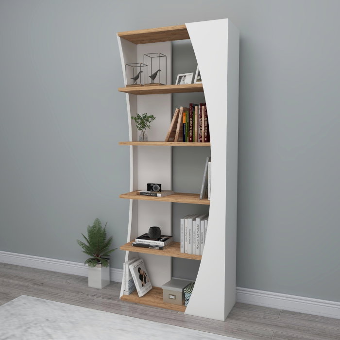 Biblioteca SELGE, pin atlantic, 63,6x23,8x150 cm [4]
