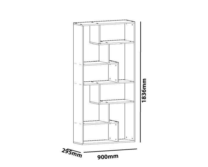 Biblioteca SERRA, 90x29,5x183,6 cm [3]