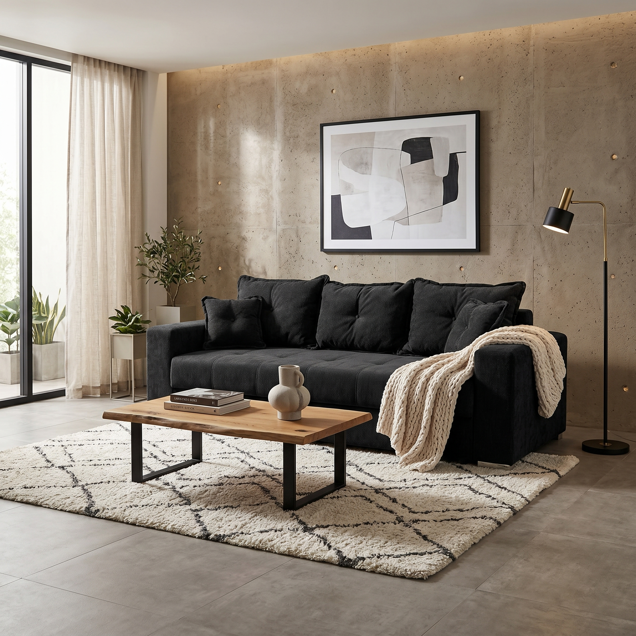 Canapea extensibila ARISSA, 3 locuri, cu arcuri, 235x110x77 cm - ExpoMob [6]