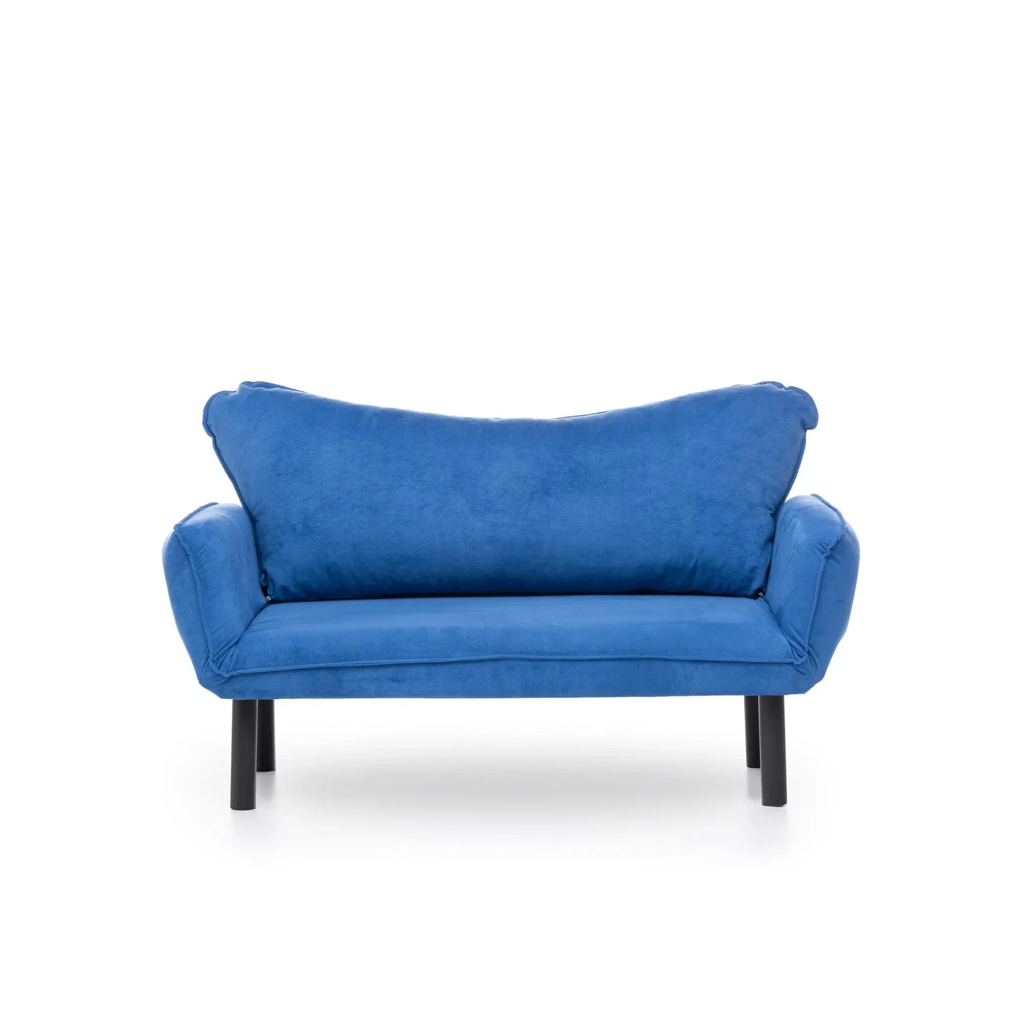 Canapea extensibila CHATTO, 2 locuri, albastru, 150x70x75 cm