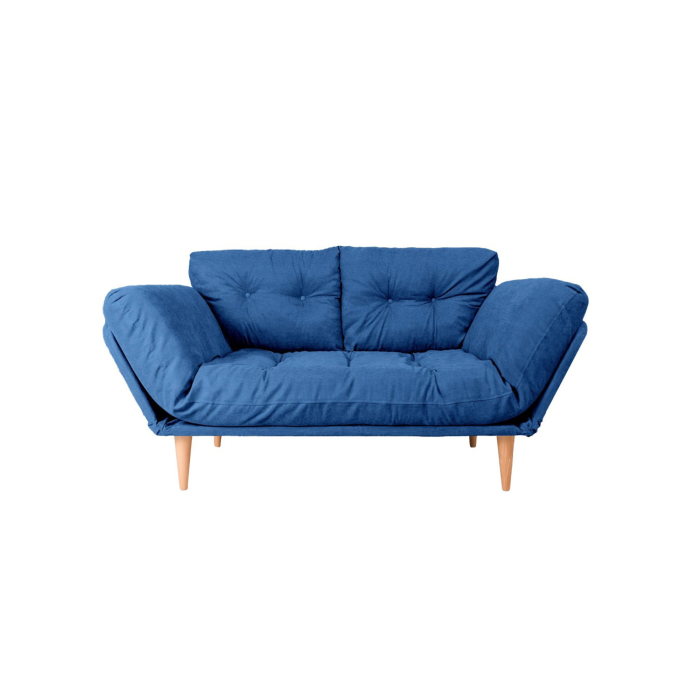 Canapea extensibila NINA, 3 locuri, bleumarin, 190x85x80 cm