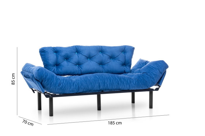 Canapea extensibila NITTA, 3 locuri, 185x70x85 cm [12]
