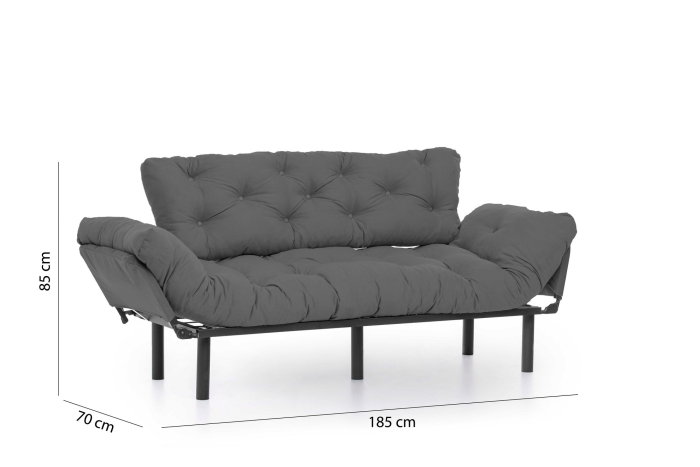 Canapea extensibila NITTA, 3 locuri, 185x70x85 cm [13]