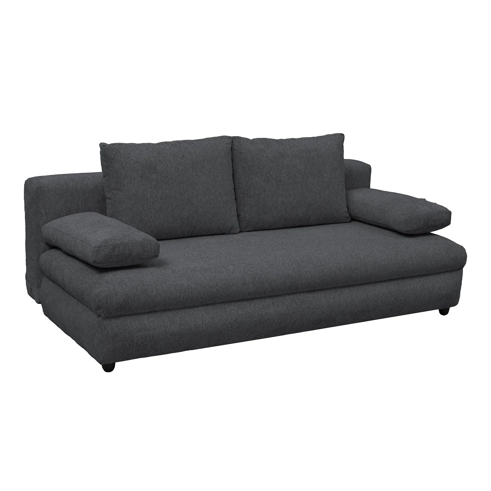 Canapea extensibila OLIMP, 3 locuri, cu arcuri si lada depozitare, bej inchis, 203x100x85 cm [2]