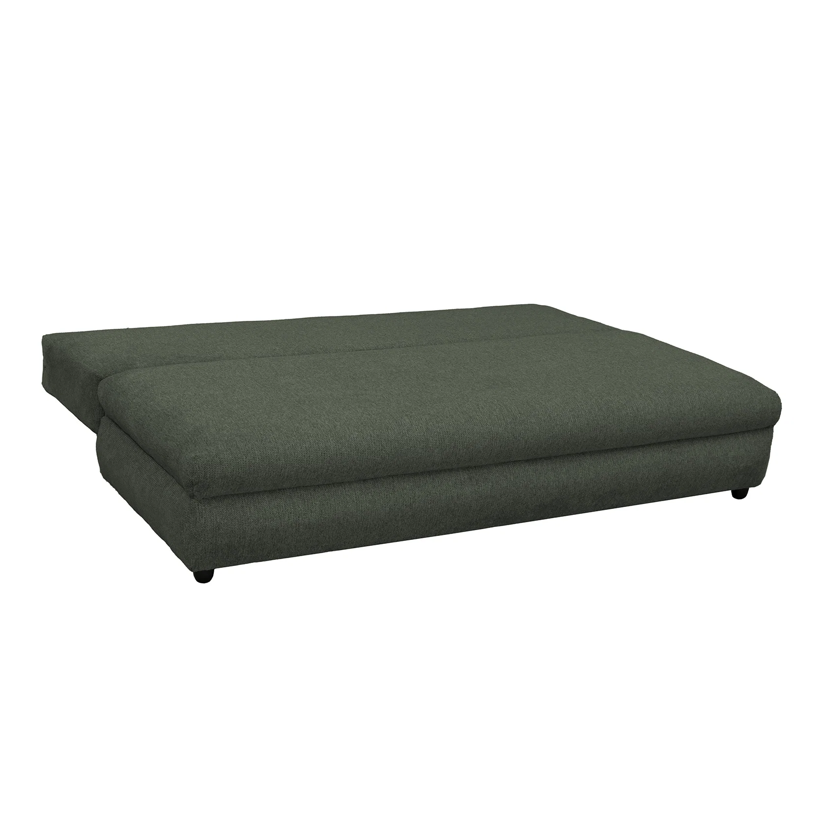 Canapea extensibila OLIMP, 3 locuri, cu arcuri si lada depozitare, bej inchis, 203x100x85 cm [4]