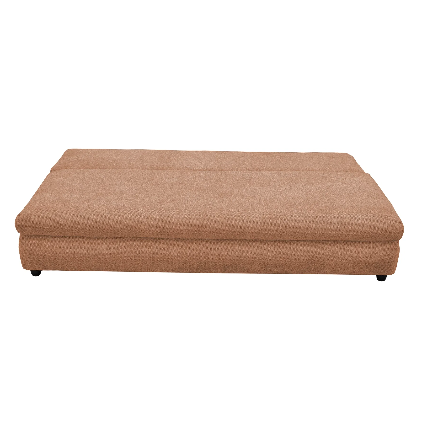 Canapea extensibila OLIMP, 3 locuri, cu arcuri si lada depozitare, bej inchis, 203x100x85 cm [3]